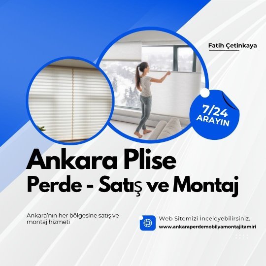 Ankara Plise Perde